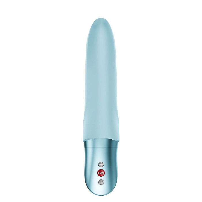 Вибратор для точки G Fun Factory Diva Dolphin Ice Blue, 10 режимов работы, на батарейках