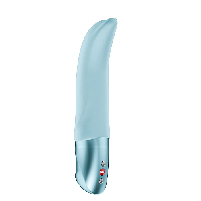 Вибратор для точки G Fun Factory Diva Dolphin Ice Blue, 10 режимов работы, на батарейках