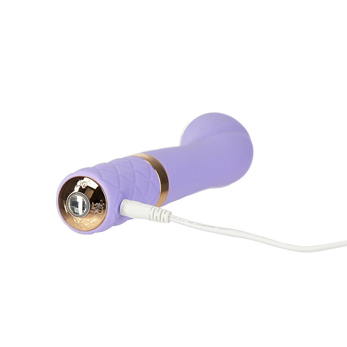 Роскошный вибратор Pillow Talk Sassy Purple Special Edition, Сваровски, повязка на глаза+игра