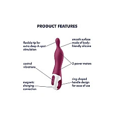 Вибратор для точки А Satisfyer A-Mazing 1 Berry