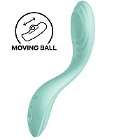 Вібратор із перлинною стимуляцією точки G Satisfyer Rrrolling Pleasure Mint