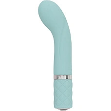 Роскошный вибратор Pillow Talk - Racy Teal с кристаллом Swarovski для точки G, подарочная упаковка