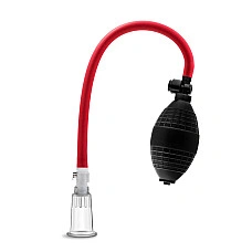 Вакуумная помпа для клитора Blush Temptasia – Beginner's Clitoral Pumping System, механическая, груша