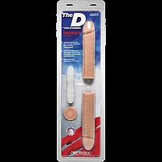 Фаллоимитатор двойной Doc Johnson The D - Double D - 16 Inch - ULTRASKYN, диаметр 4,4см, Vack-U-Lock