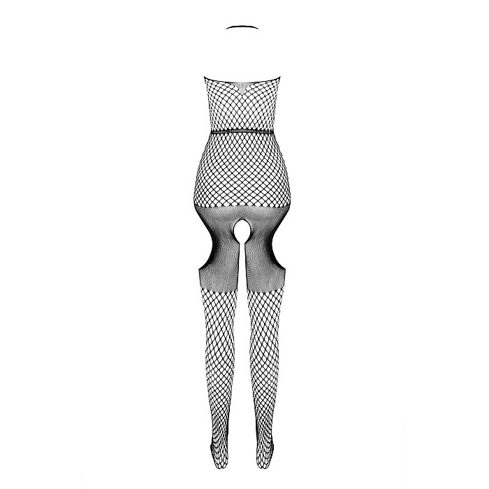 Бодистокинг с имитацией чулок Passion BS079 black