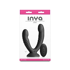 Подвійний ділдо з вібрацією NS Novelties INYA - Duet - Black