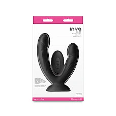 Подвійний ділдо з вібрацією NS Novelties INYA - Duet - Black