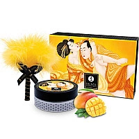 Вкусная пудра для оральных ласк Shunga Body Powder Luscious Mango, 75 г, аромат манго