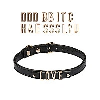 Чокер Liebe Seele DIY Choker with 21 Removable Letters