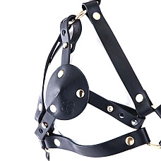 Портупея на грудь LOCKINK SEVANDA Queen Chest Harness with Removable Bra, черная, со съемными пэстис