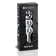 Металеве ділдо Mystim Bold Boris для електростимулятора, діаметр 3,2 см