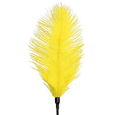 Лоскітка зі страусиним пером Art of Sex - Feather Tickler, колір Жовтий