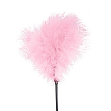 Щекоталка с пером индюка Art of Sex – Feather Paddle, розовая