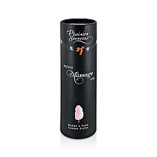 Масажна олія Plaisirs secrets Candy Floss (59 мл) з афродизіаками, їстівна, подарункове паковання