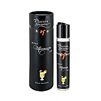 Масажна олія Plaisirs Secrets Pina Colada (59 мл) з афродизіаками, їстівна, подарункове паковання