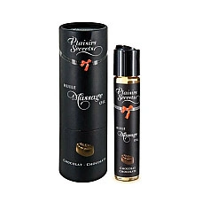 Масажна олія Plaisirs Secrets Chocolate (59 мл) з афродизіаками, їстівна, подарункове паковання