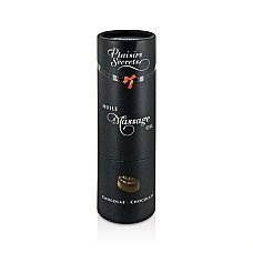 Масажна олія Plaisirs Secrets Chocolate (59 мл) з афродизіаками, їстівна, подарункове паковання