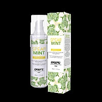 Массажное масло EXSENS Organic Spear Mint 50мл разогревающее, без сахара, без парабенов, съедобное