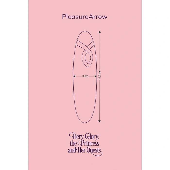 Мини-вибратор FairyGasm PleasureArrow blue