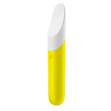 Минивибратор с гибким язычком Satisfyer Ultra Power Bullet 7 Yellow