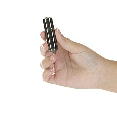 Вибропуля PowerBullet First-Class Bullet 2.5″ with Key Chain Pouch, Gun Metal, 9 режимов вибрации