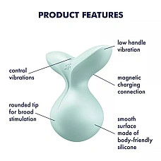 Мини-вибромассажер Satisfyer Viva la Vulva 3 Mint