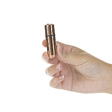 Вибропуля PowerBullet First-Class Bullet 2.5″ with Key Chain Pouch, Rose Gold, 9 режимов вибрации