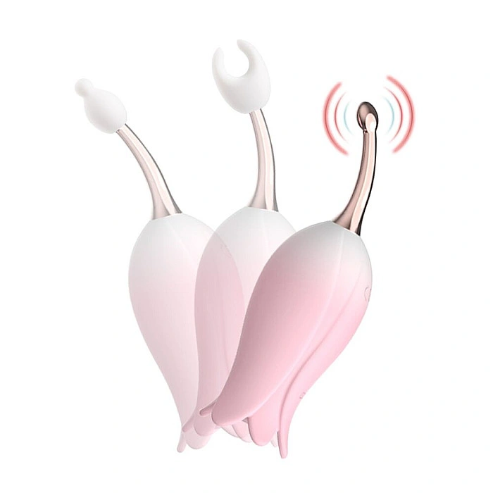 Ультразвуковой вибратор для клитора Otouch Bloom Ultrasonic Clitoris, 2 доп. насадки
