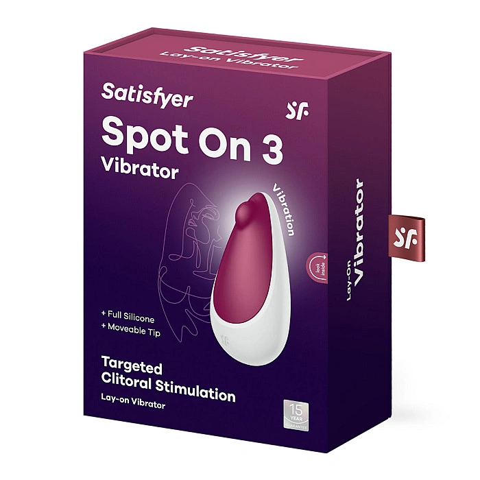 Вибратор Satisfyer Spot On 3 Berry, компактный и мощный, 12 режимов