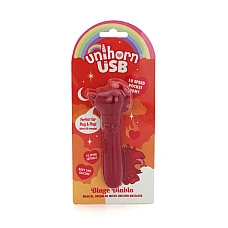 Вибратор-единорожка Unihorn USB Bullet – Blaze Diablo вибропуля, USB-зарядка, 10 режимов