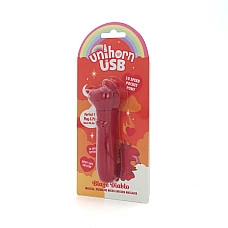 Вибратор-единорожка Unihorn USB Bullet – Blaze Diablo вибропуля, USB-зарядка, 10 режимов