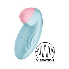 Смарт-вібратор для клітора Satisfyer Tropical Tip Light Blue