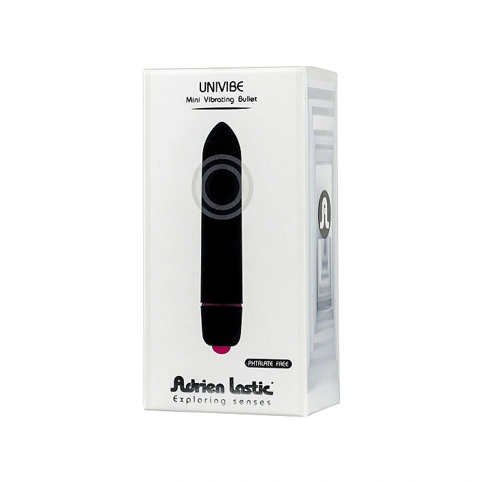 Вибропуля Adrien Lastic Univibe, 10 режимов работы, силикон, на батарейках