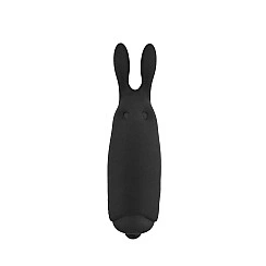 Віброкуля Adrien Lastic Pocket Vibe Rabbit Black зі стимулювальними вушками