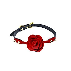 Розкішний кляп у вигляді троянди Zalo - Rose Ball Gag, подвійне використання