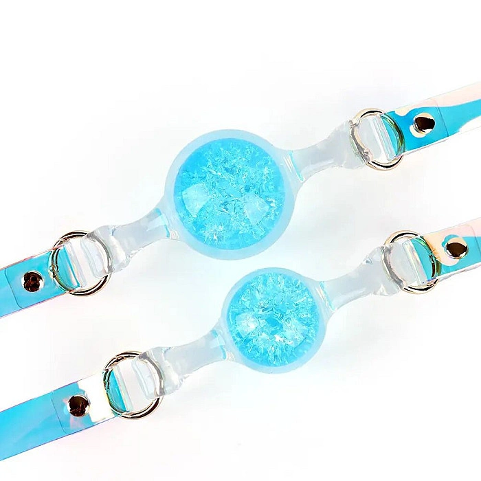 Кляп Liebe Seele Crystal Ball Gag - Blue (Large Ball)