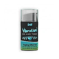 Жидкий вибратор Intt Vibration Gin Tonic (15 мл) (без упаковки!!!)