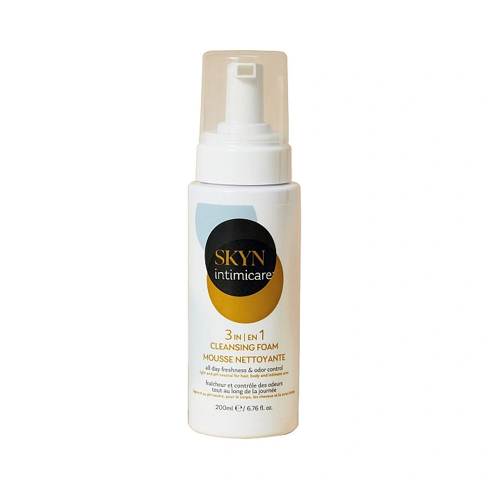 Розпродаж! Піна для інтимного догляду SKYN Intimicare 3in1 Cleansing Foam 200мл (термін 30.06.2026)