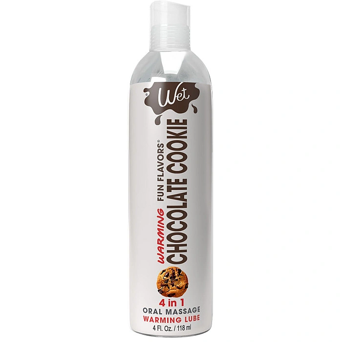 Распродажа!!! Согревающий лубрикант Wet Warming Chocolate Cookie 4in1, 118мл (срок 30.09.2026)