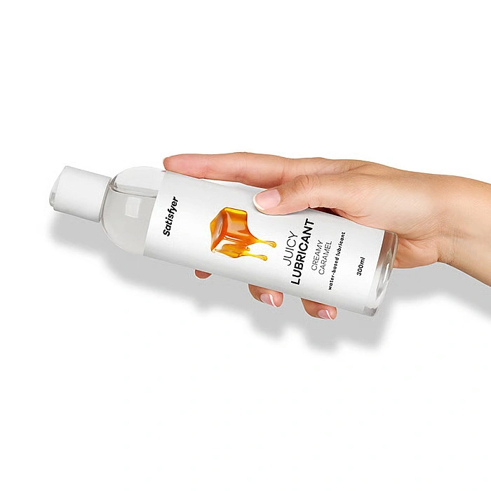 Лубрикант на водной основе Satisfyer Juicy Lubricant Creamy Caramel 300 мл (мятая упаковка!!!)