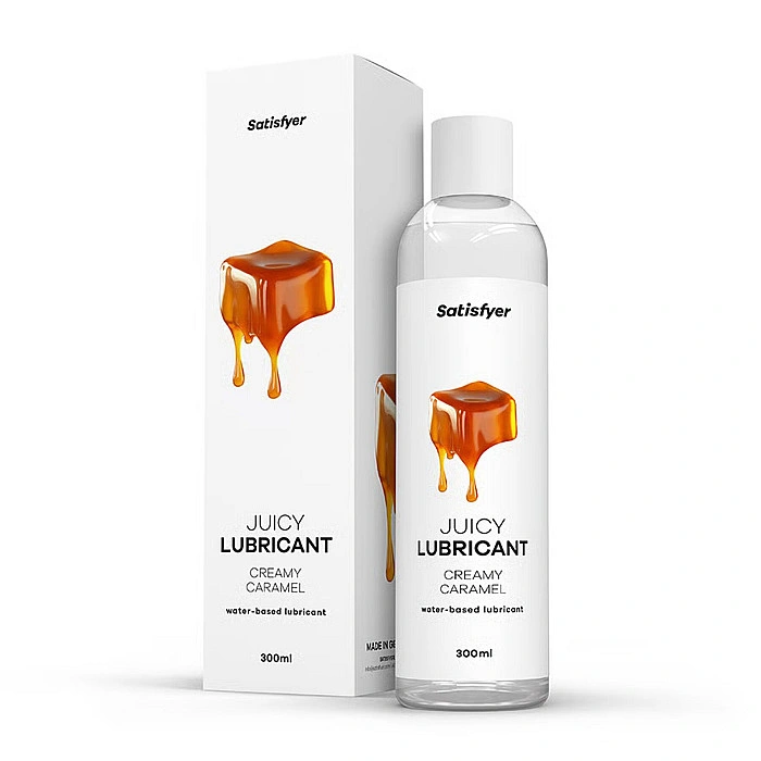 Лубрикант на водной основе Satisfyer Juicy Lubricant Creamy Caramel 300 мл (мятая упаковка!!!)