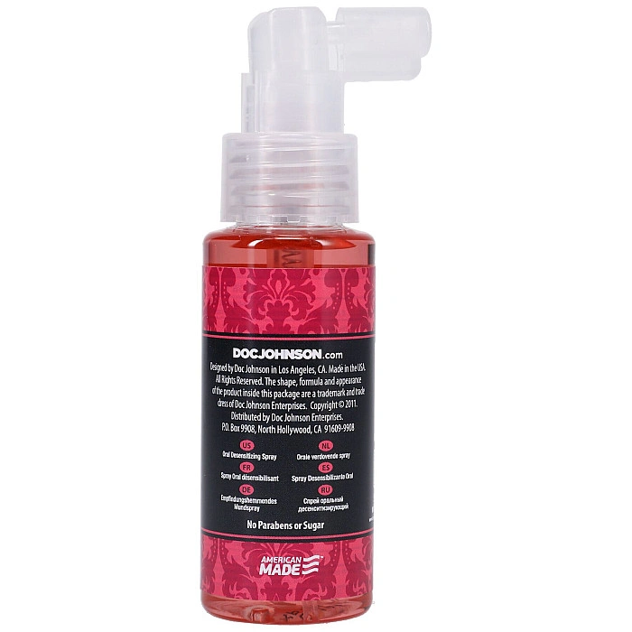 Спрей для мінету Doc Johnson GoodHead DeepThroat Spray - Sweet Strawberry 59мл (м'яте паковання!!!)