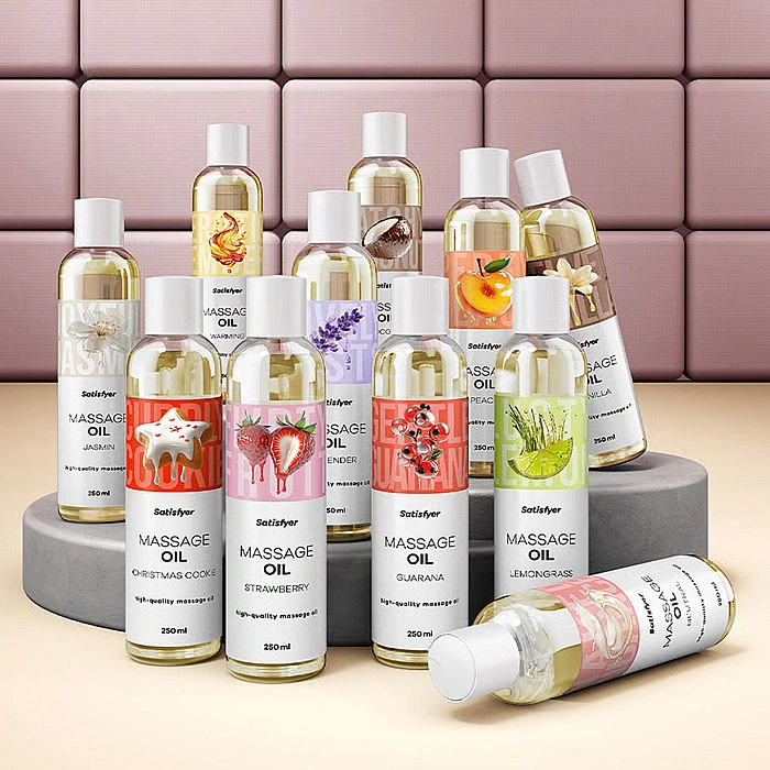 Розпродаж!!! Масажна олія Satisfyer Massage Oil Strawberry 250 мл (термін 30.04.2027)