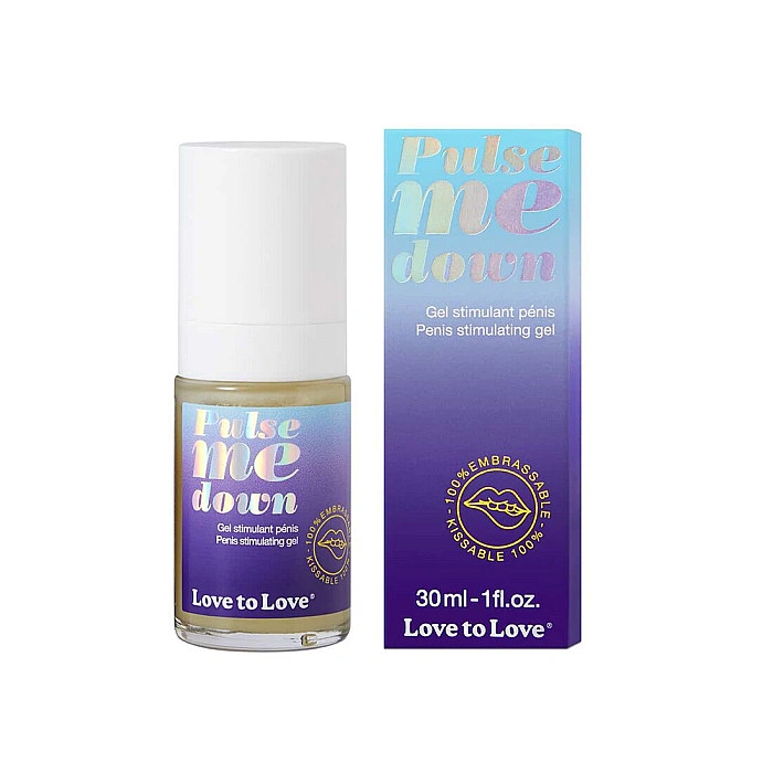 Розпродаж!!! Стимулювальний гель для пеніса Love To Love Pulse Me Down 30 мл (термін 01.04.2027)