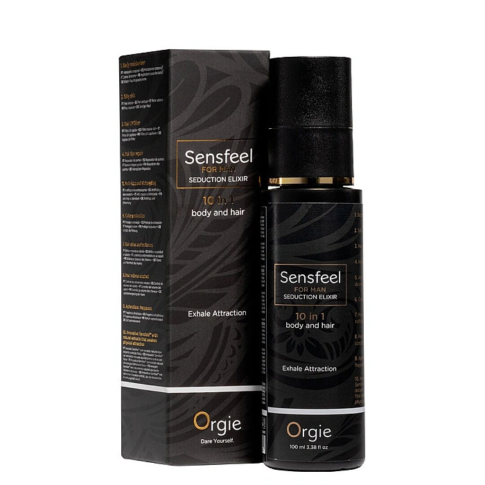 Розпродаж!!! Лосьйон з феромонами Orgie Sensfeel Seduction Elixir for Man 100мл (термін 15.05.2027)