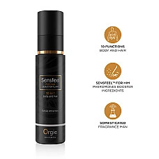 Лосьйон з феромонами для тіла та волосся Orgie – Sensfeel Seduction Elixir 10 in 1 for Man (100 мл)