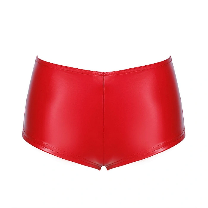 Шорты Noir Handmade F356 Red powerwetlook shorts - S