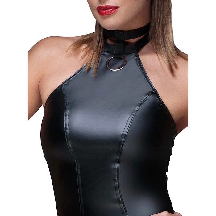 Платье-карандаш с мокрым эффектом Noir Handmade F160 Powerwetlook pencil dress, 3XL