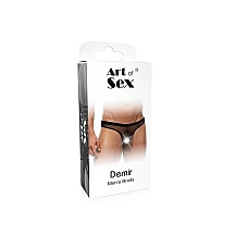 Мужские трусики из сетки Art of Sex - Demir, цвет черный, размер XS-M