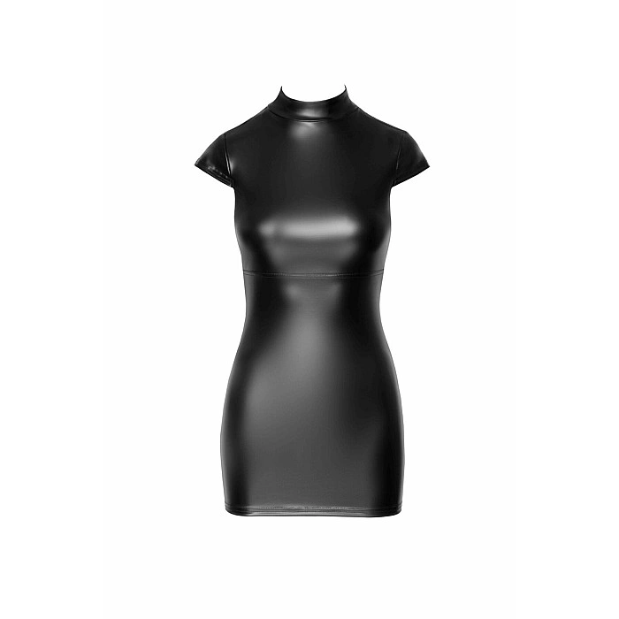 Сукня Noir Handmade F309 Fantasy wetlook mini dress with lace up back - S